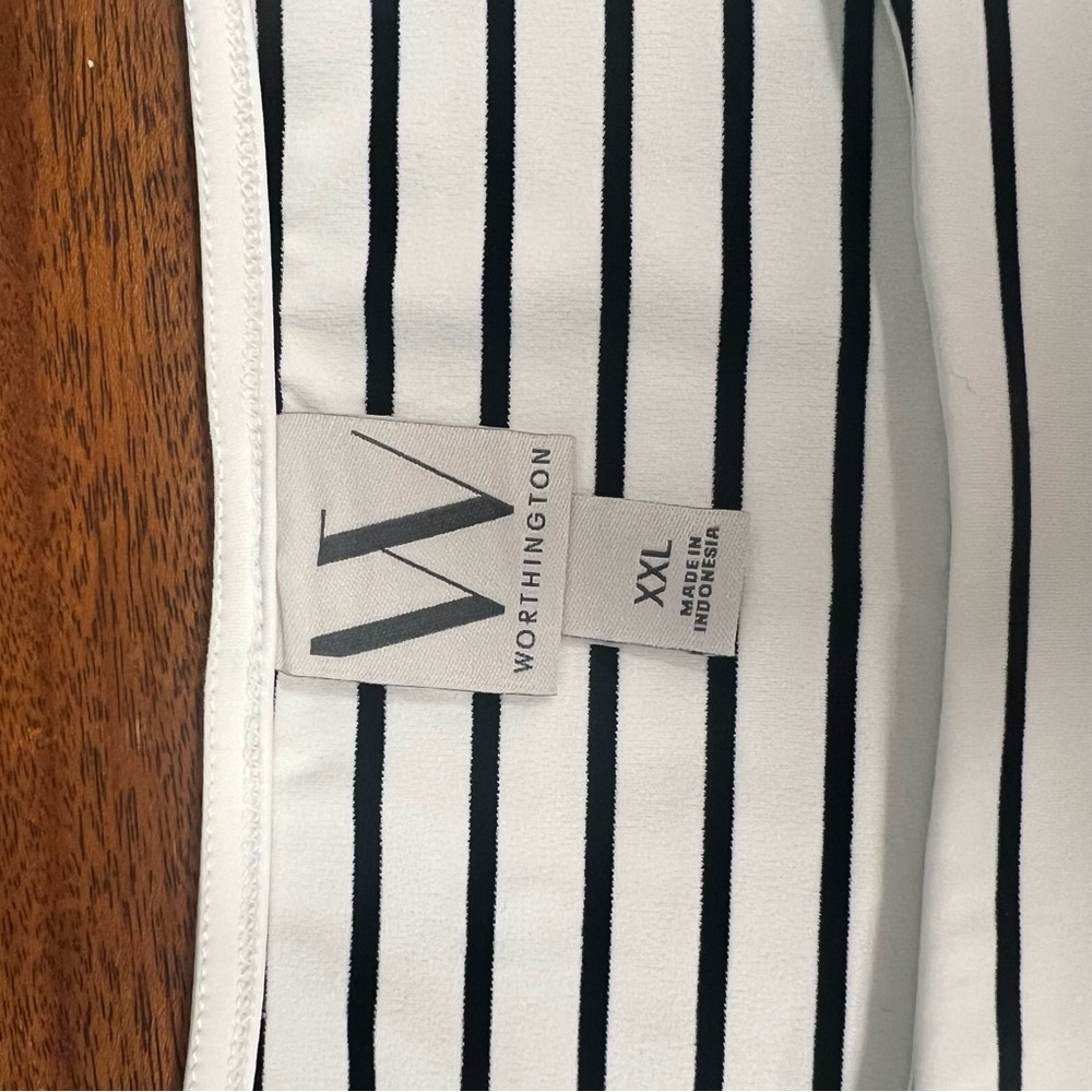 Worthington Women's Crew Neck Short Sleeve T-Shirt sz XXL - Picture 3 of 7